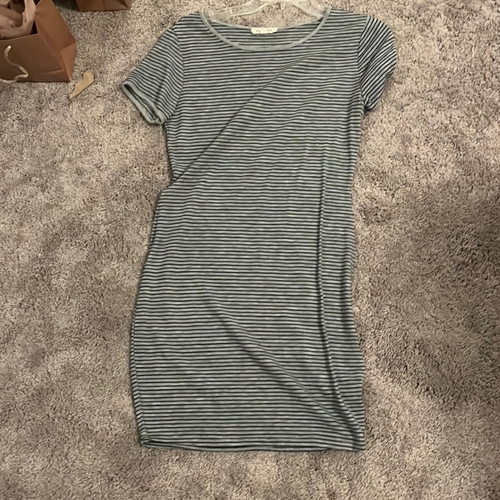 Fitted stripped dress